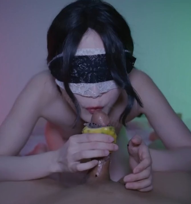 ควยเสียบผลไม้ [ซับไทย] DogNine back with a semen-themed food