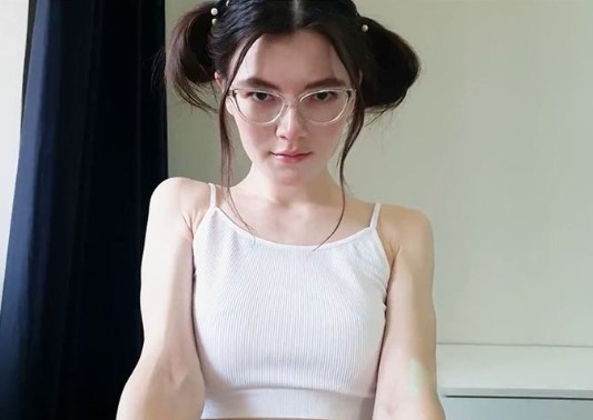 Insatiable hot beauty with glasses loves xxx